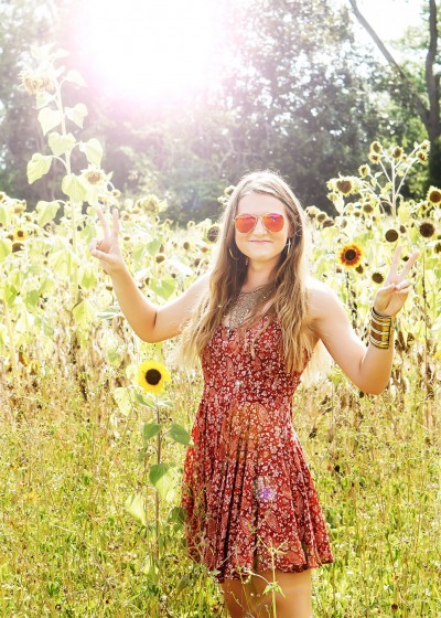 Boho Style for Senior Picture Fun - Holubek Fine Art Portraits