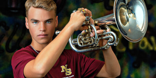 High School Band Senior Pictures