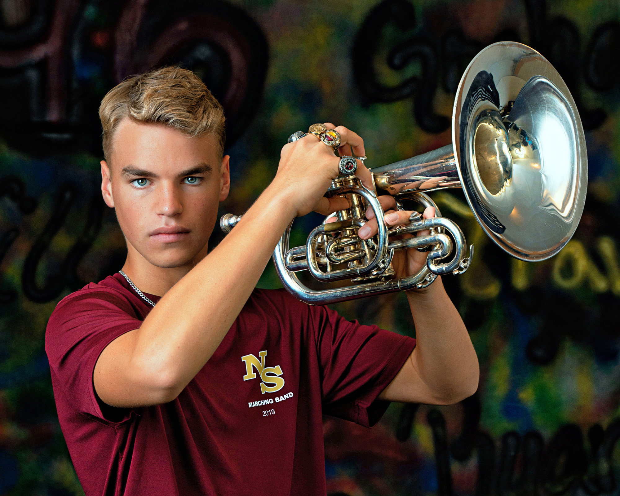 High School Band Senior Pictures