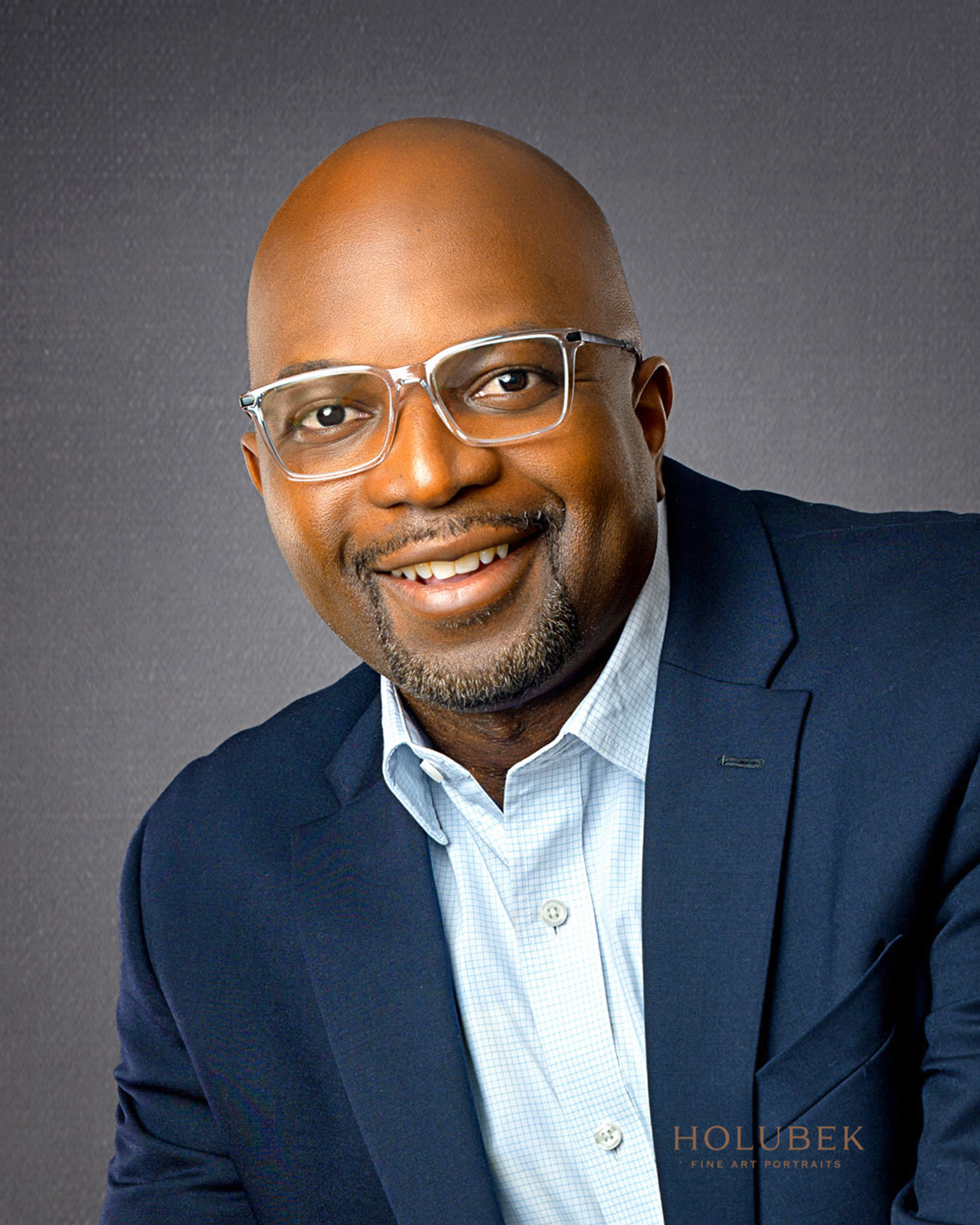 Professional headshot by Greenwood SC headshot photographer Holubek Fine Art Portraits
